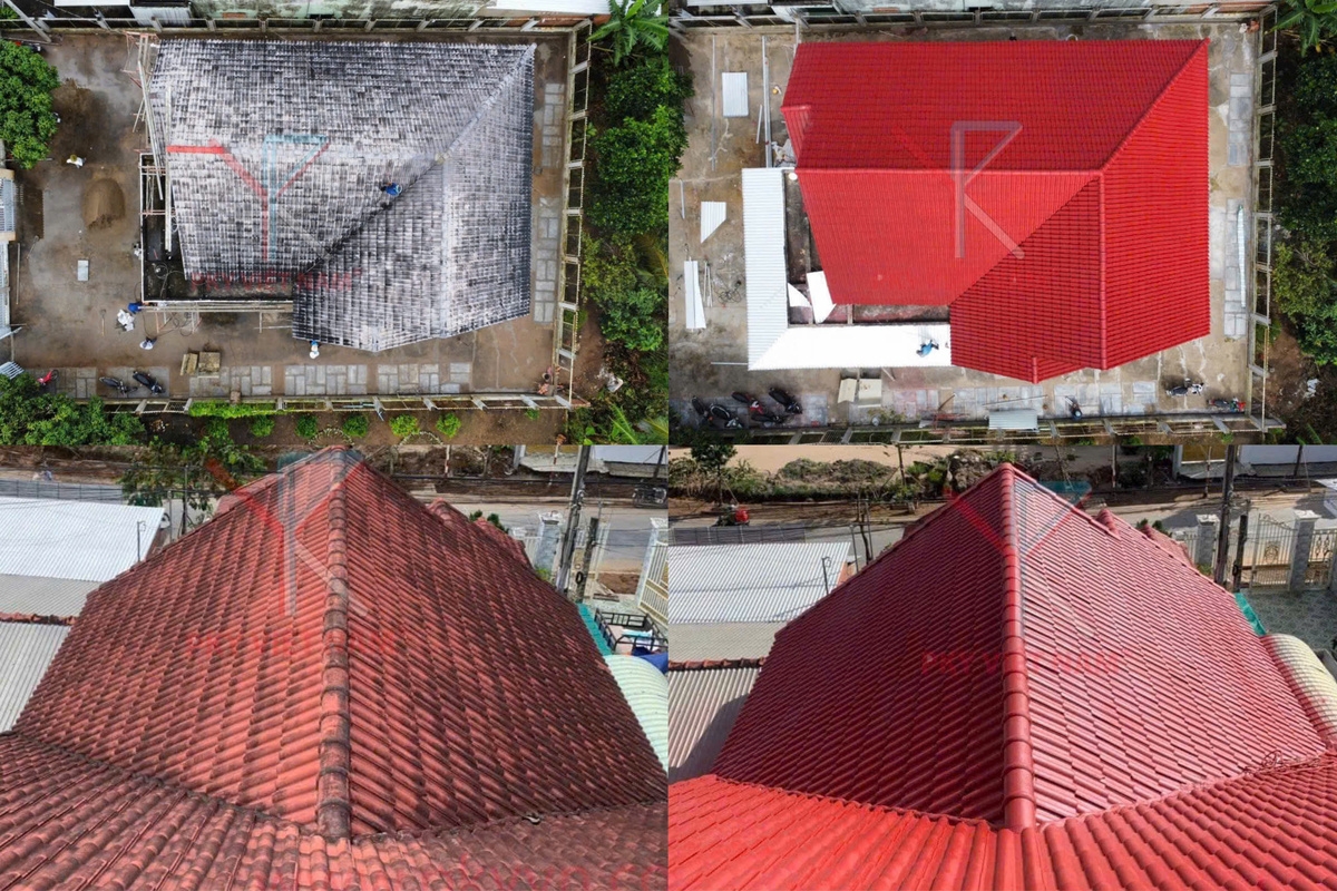 DỊCH VỤ TRỌN GÓI VỆ SINH & SƠN MỚI MÁI NGÓI - XU HƯỚNG ĐƯỢC NHIỀU GIA CHỦ LỰA CHỌN